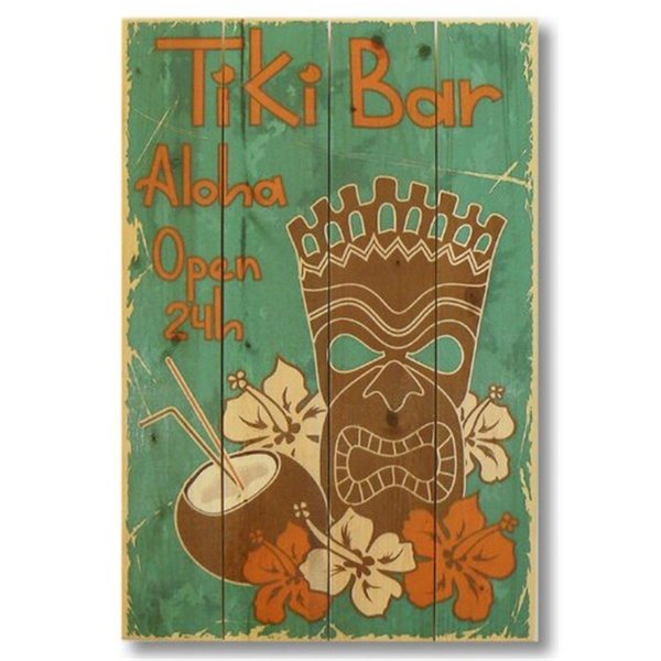 Wile E. Wood 14 x 20 Tiki Bar Wood Art WI86819